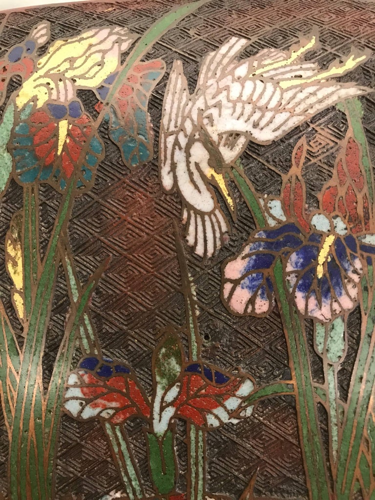 Pair of Japanese Art Nouveau Style Vases For Sale at 1stDibs