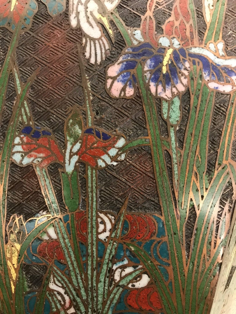 Pair of Japanese Art Nouveau Style Vases For Sale at 1stDibs