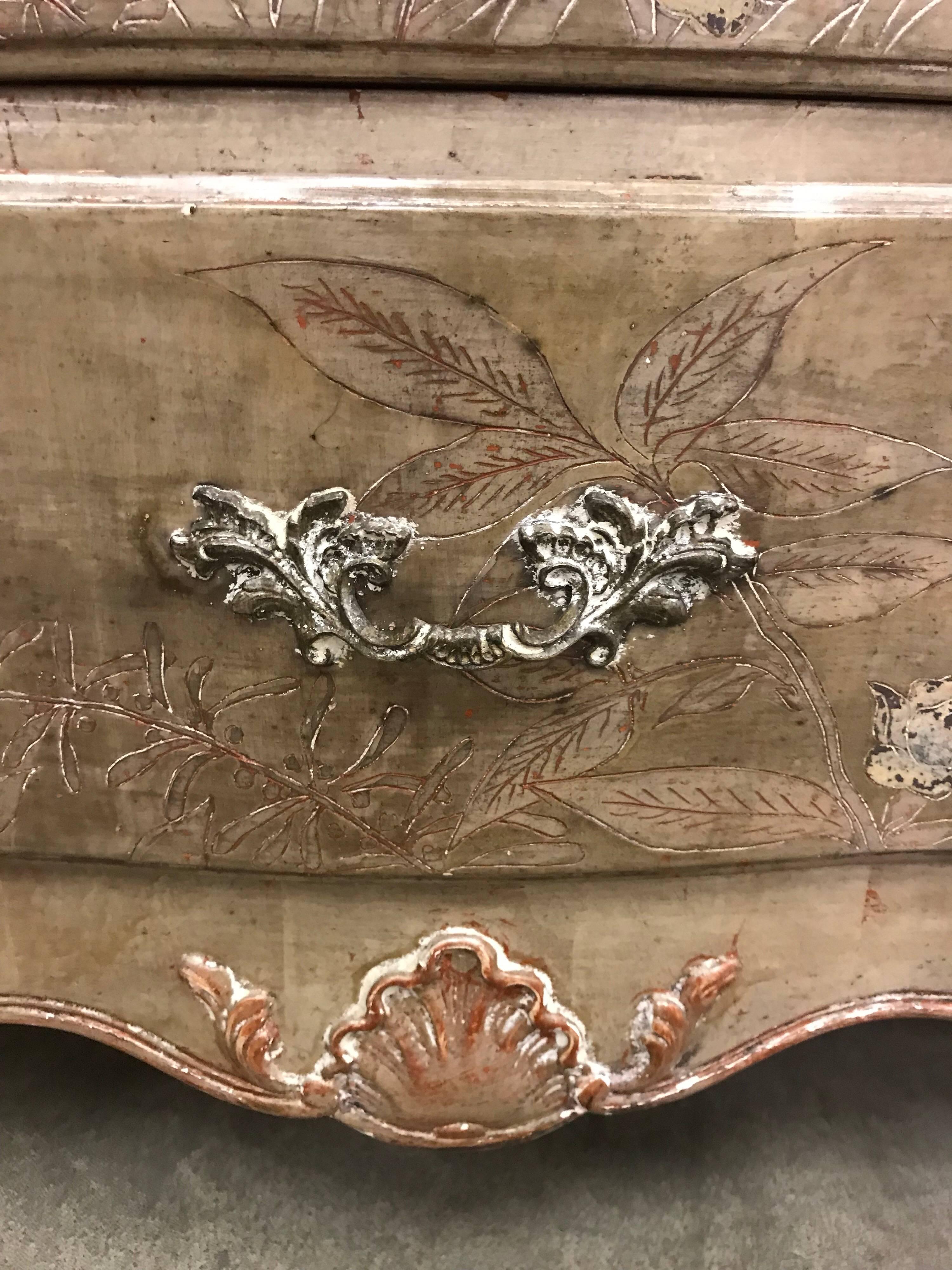 Wood Silver Leaf Max Kuehne Dresser