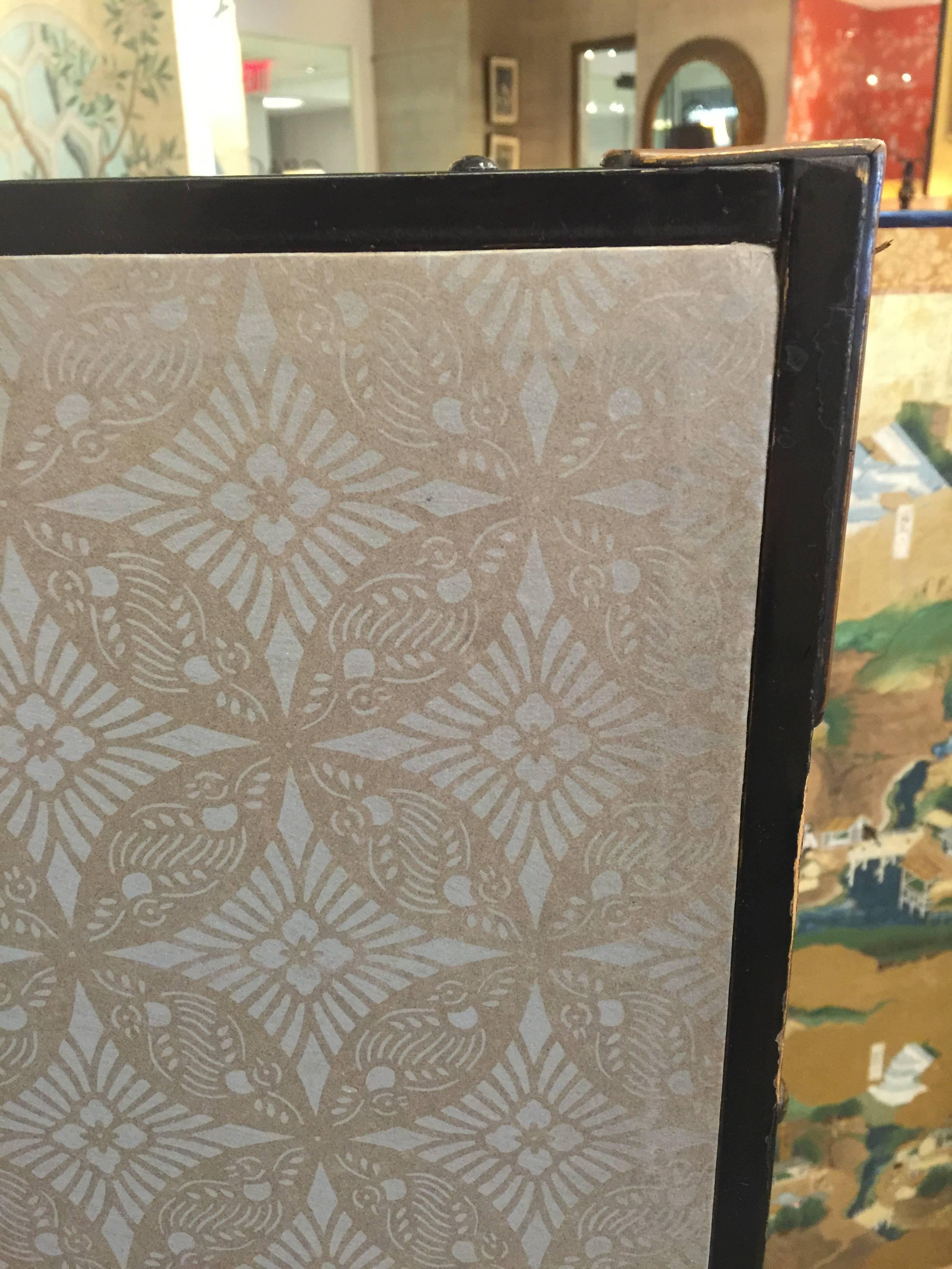 18th Century Six-Fold Japanese Screen 