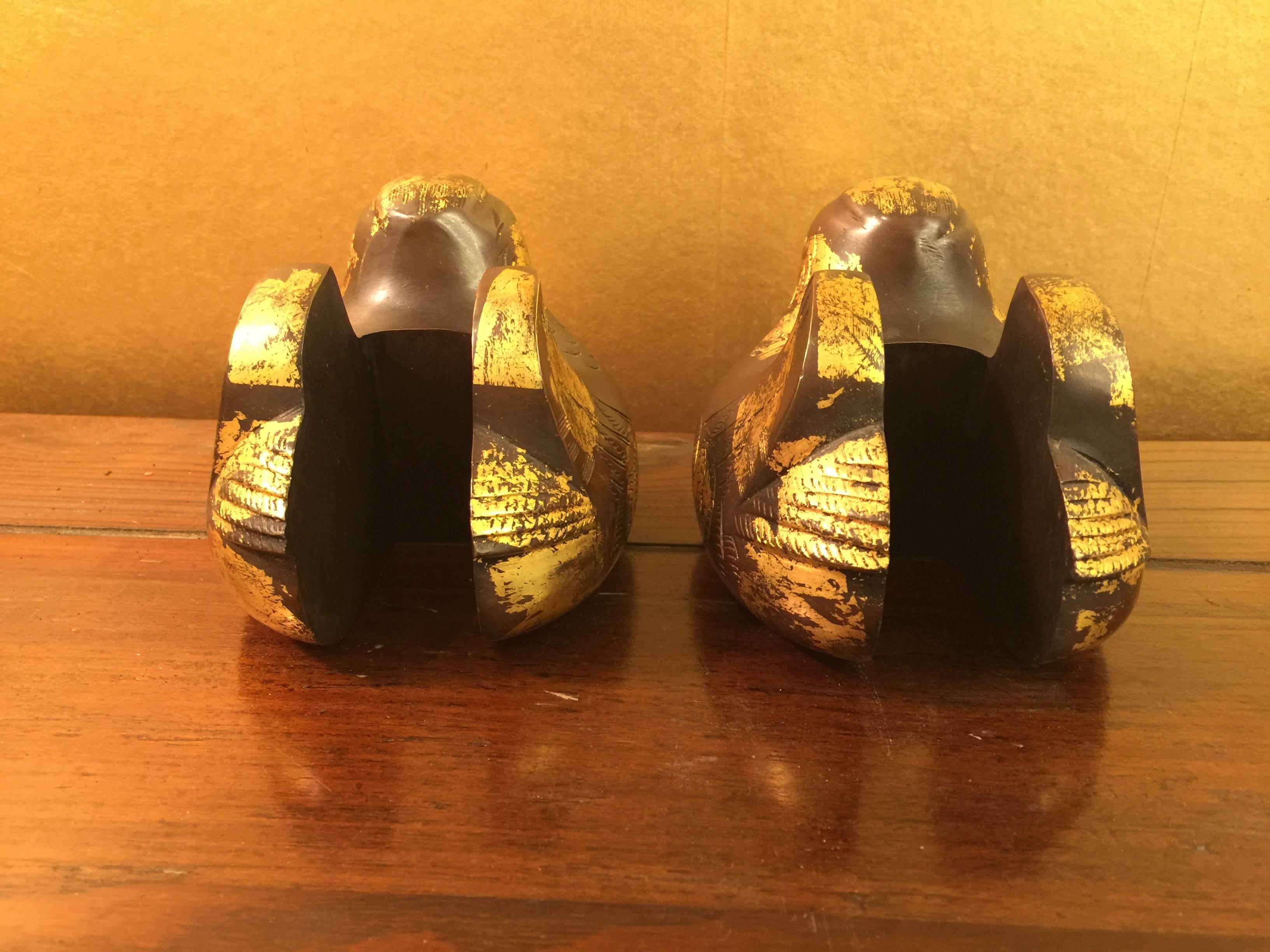 Japanese Meiji Bronze Duck Screen Weights For Sale