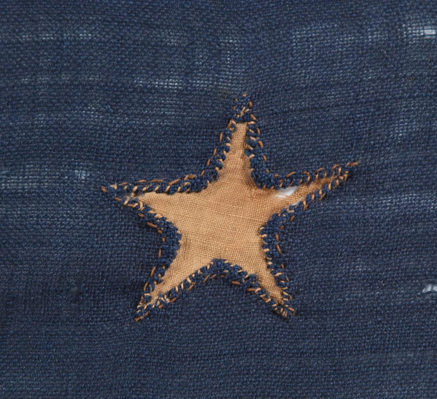 U.S. Navy Jack With 37 Stars an Entirely Hand-Sewn Example Made by Annin 1