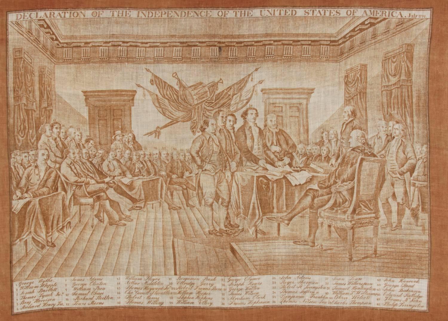declaration of independence kerchief