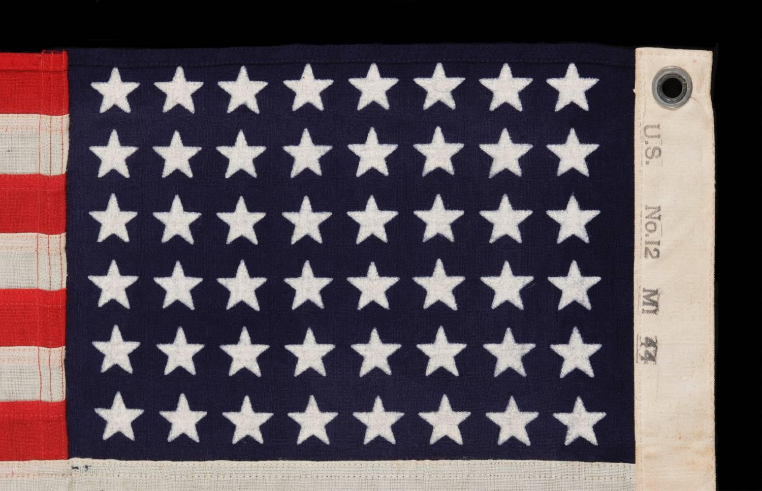 American 48 Star, U.S Navy Small Boat Ensign Flag