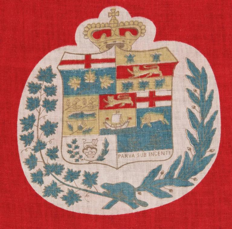 Canadian Parade Flag Version of the British Red Ensign at 1stDibs
