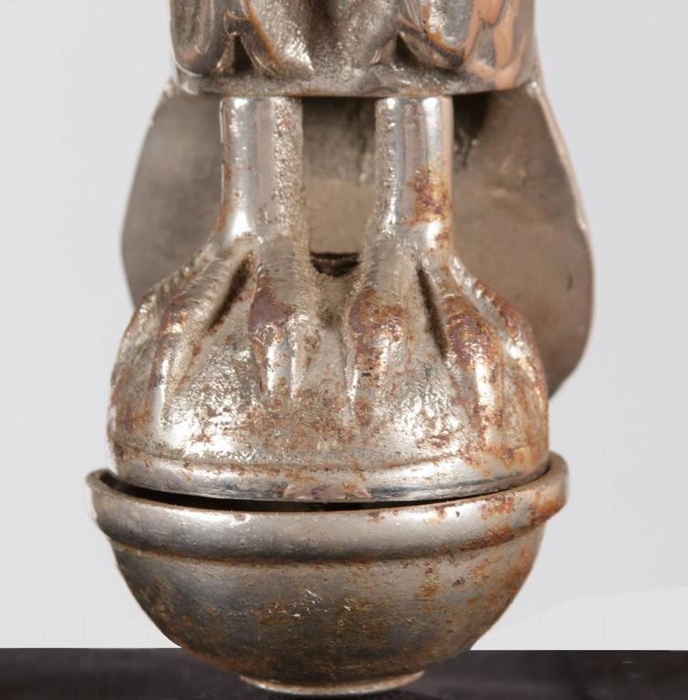 Eagle Flag Pole Finial with Great Form and Surface, 19101930 at 1stDibs