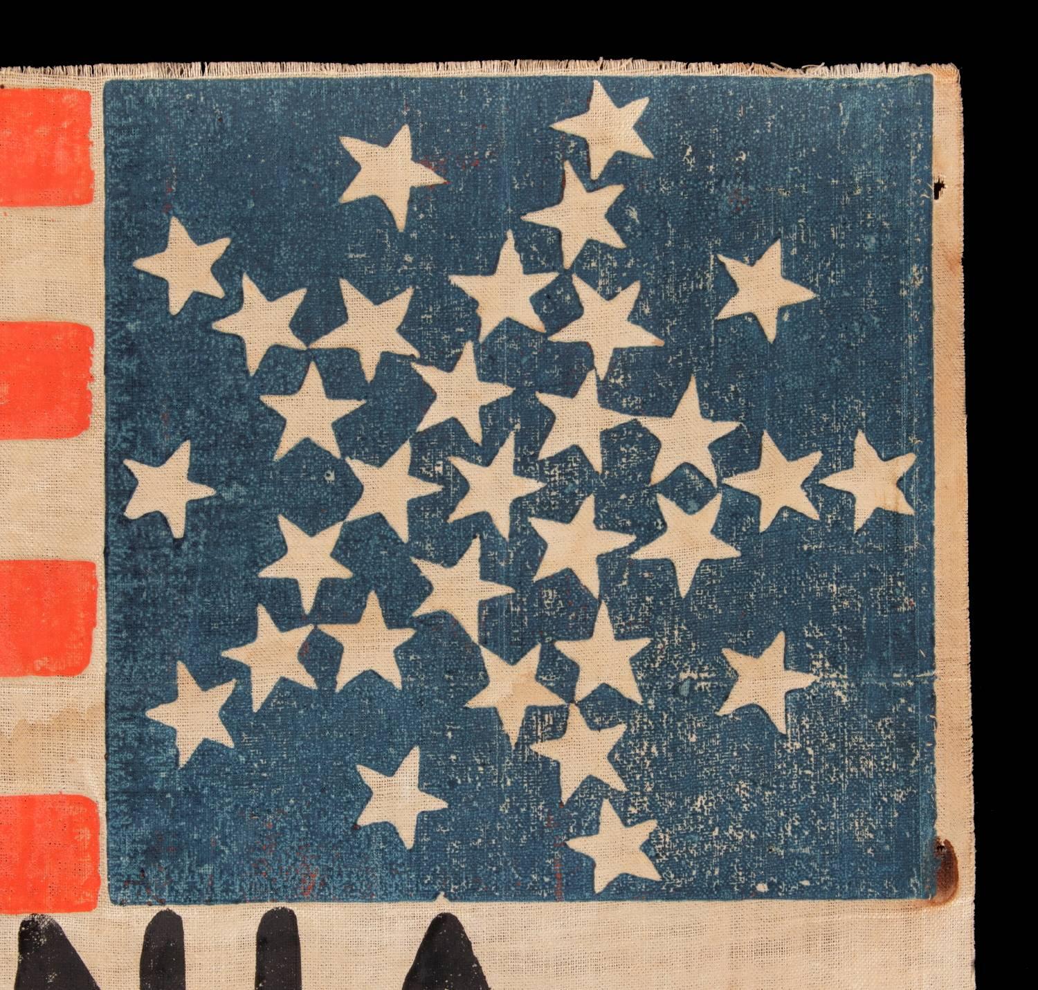 American 31 Stars Arranged in a Rare Variation of the 