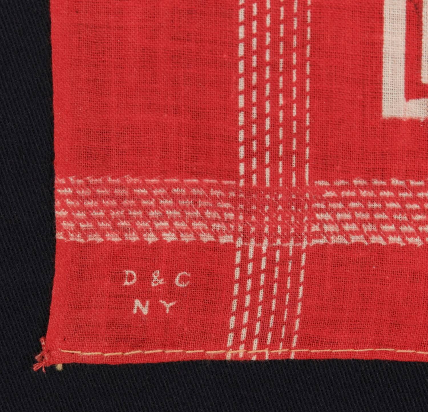 Roosevelt Battle Flag Kerchief, Made for the 1912 Presidential Campaign In Excellent Condition In York County, PA