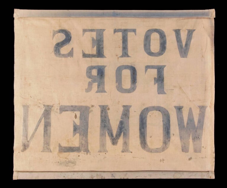 American Suffragette Banner with "Votes for Women" Text, circa 1910