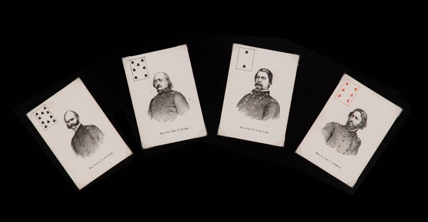 civil war era playing cards