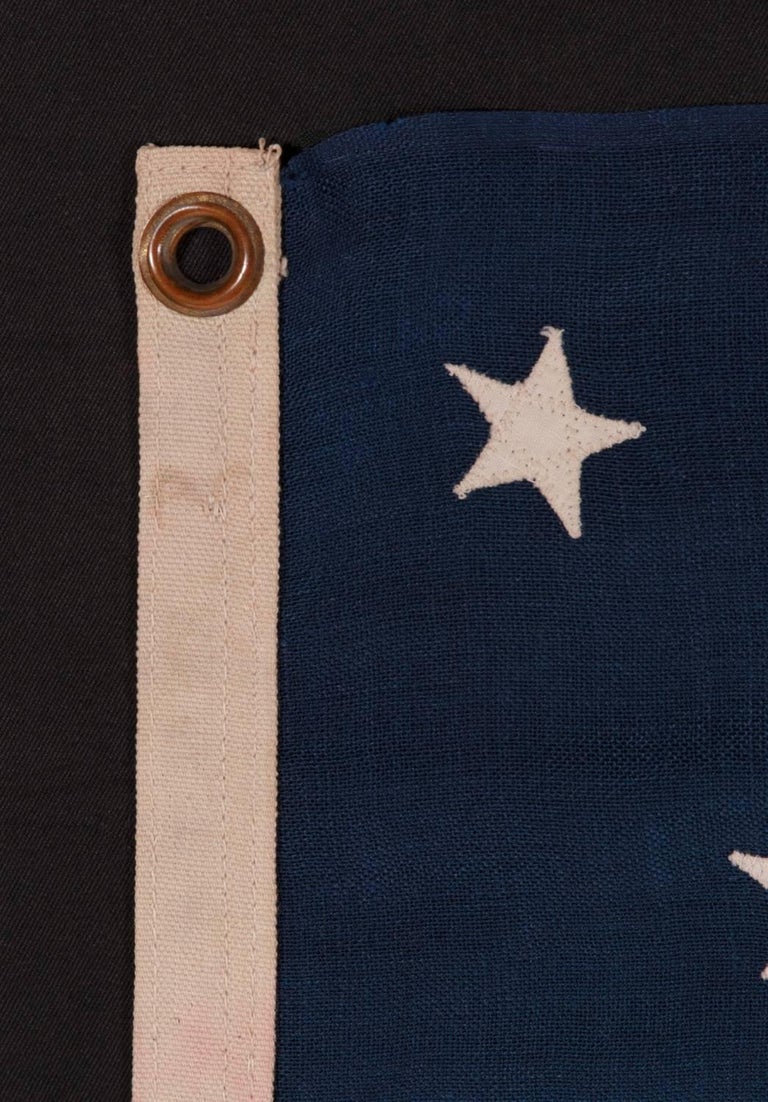 Late 19th Century 13 Stars in a Medallion Configuration on a Small-Scale Flag of the 1890-1900 Era