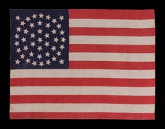 44 Stars On A Large Scale Parade Flag, Wyoming Statehood