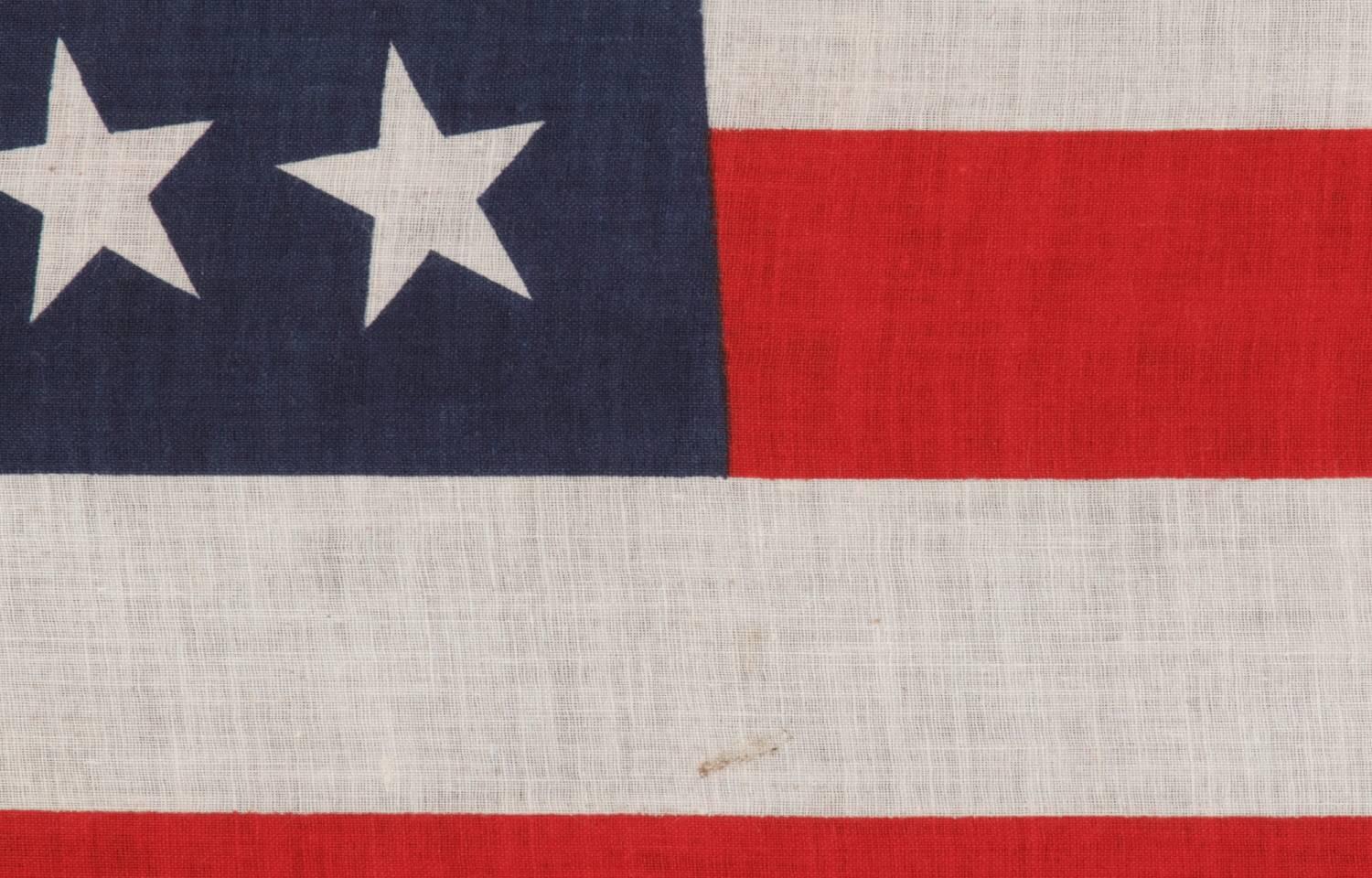 Early 20th Century 48 Star Large-Scale Parade American Flag