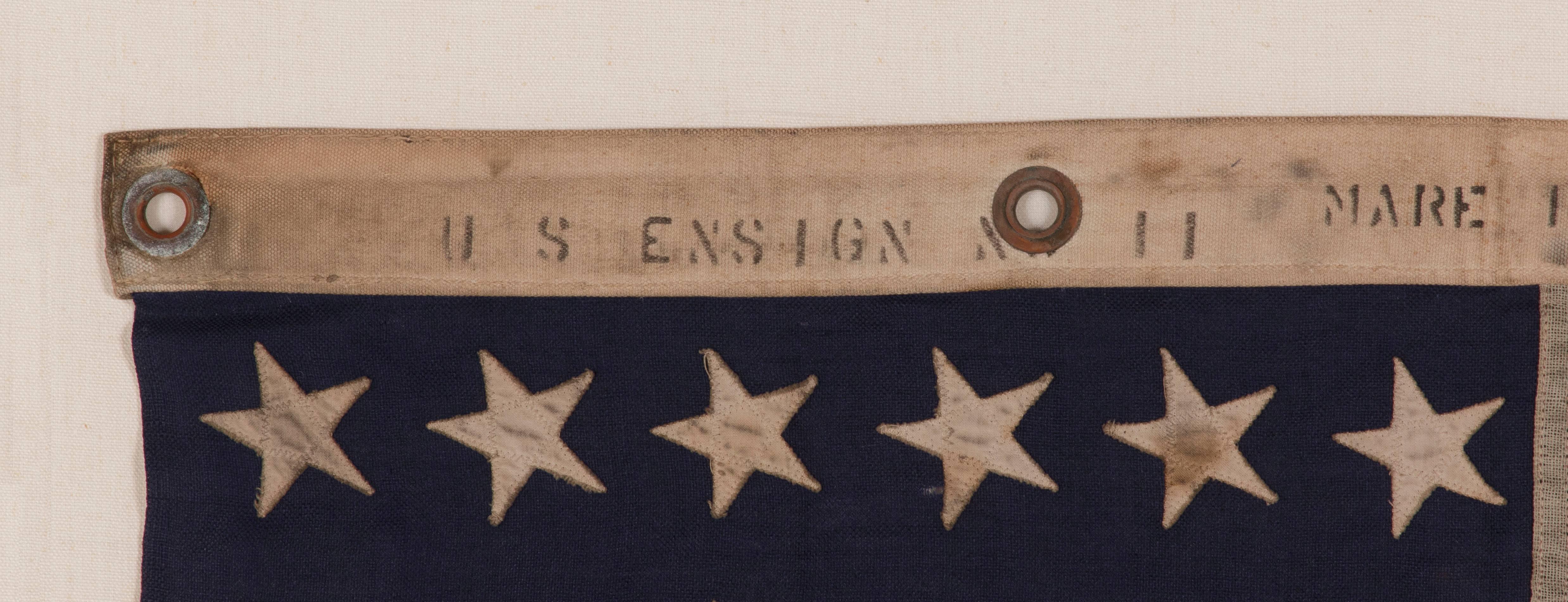 48 Star, U.S. Navy Small Boat Ensign, Dated July 1942 1