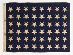 48 Star U.S Navy Jack, Made at Mare Island, California, Dated 1941