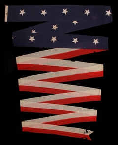 U.S Navy Commission Homeward Bound Pennant with 14 Stars, Made by El Rowe & Sons