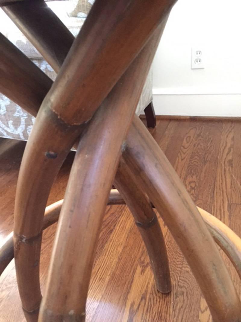 American Bamboo Bar Stools For Sale