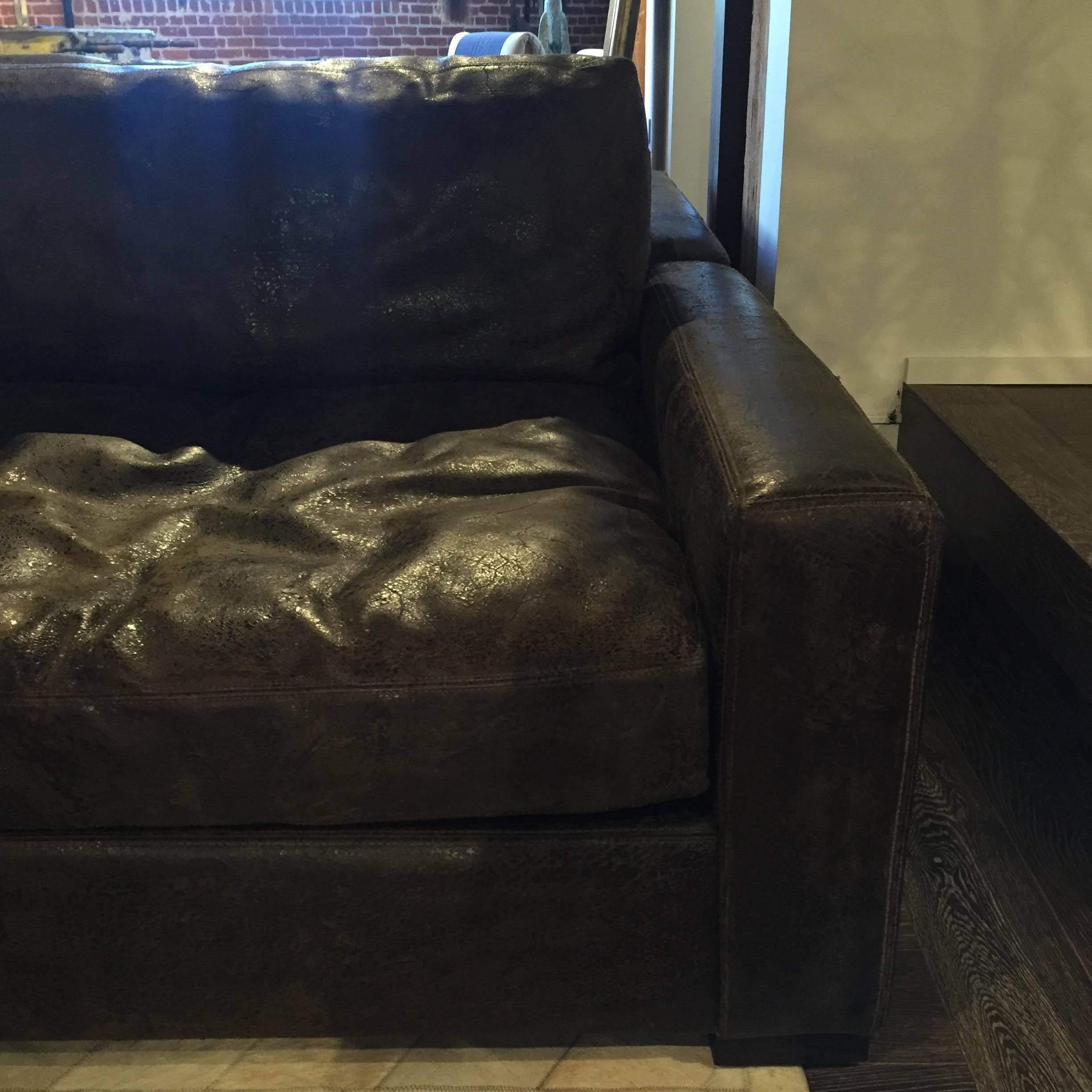 oversized leather sofas