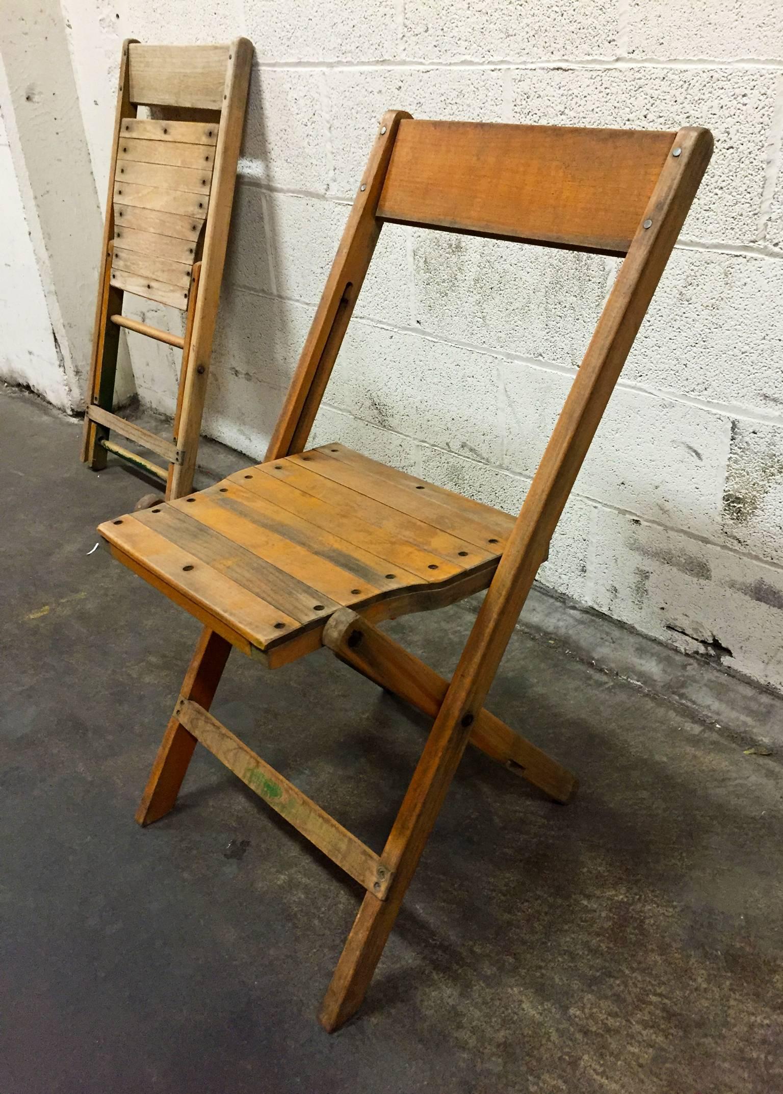 wood folding chairs