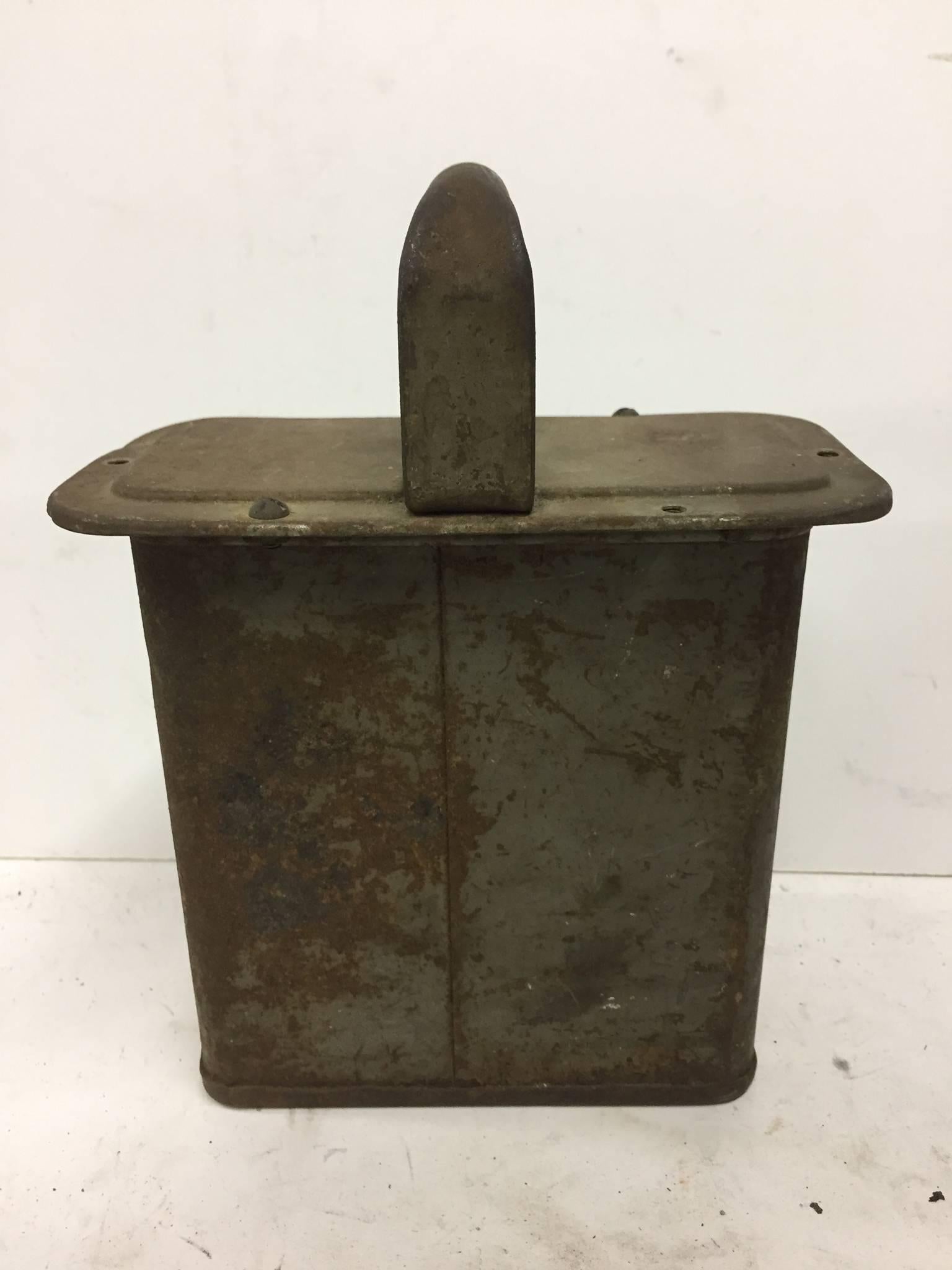 Carriage Lantern In Distressed Condition For Sale In San Francisco, CA