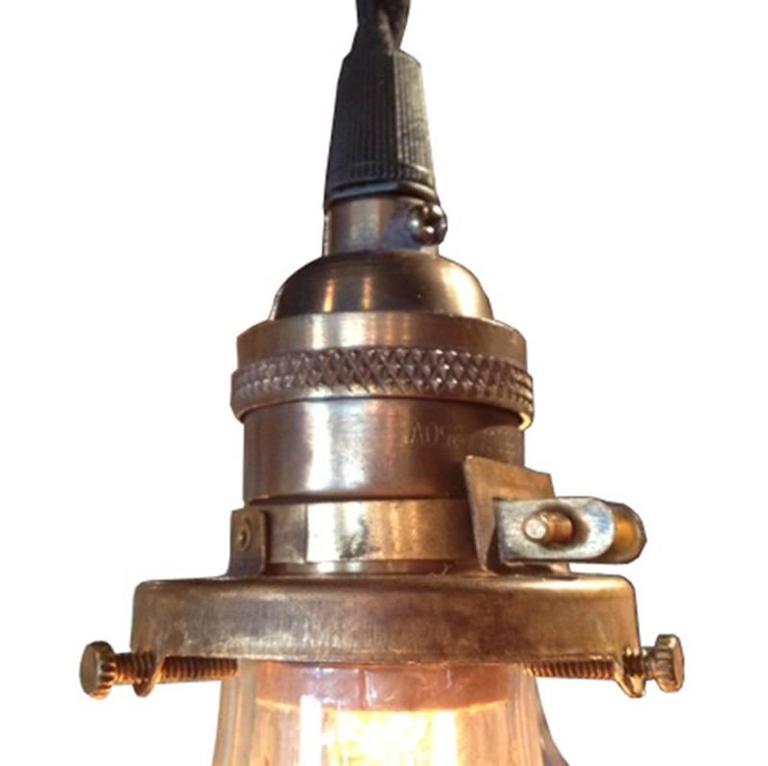 Light Bulb Glass Shade Pendants For Sale at 1stDibs