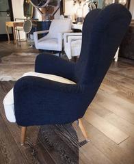 Black and White Club Chair