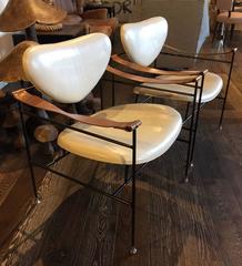 Pair of Metal Side Chairs