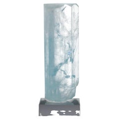 Natural Specimen Of Blue Aquamarine 177g Single Crystal From Pakistan