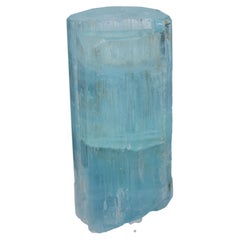 Vivid Color Quality Aquamarine Crystal Sculpture 796g Specimen From Pakistan