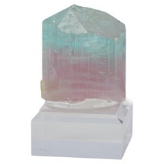 Natural Specimen Of Bicolor Tourmaline 41g Crystal From Afghanistan