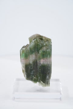 Sculpture colorée en tourmaline, spécimen de 56 g provenant d'Afghanistan