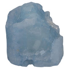 Palm Size Aquamarine Crystal Sculpture Natural Specimen From Pakistan