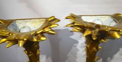 Set of Four 20th Century French Serge Roche Style Torchères