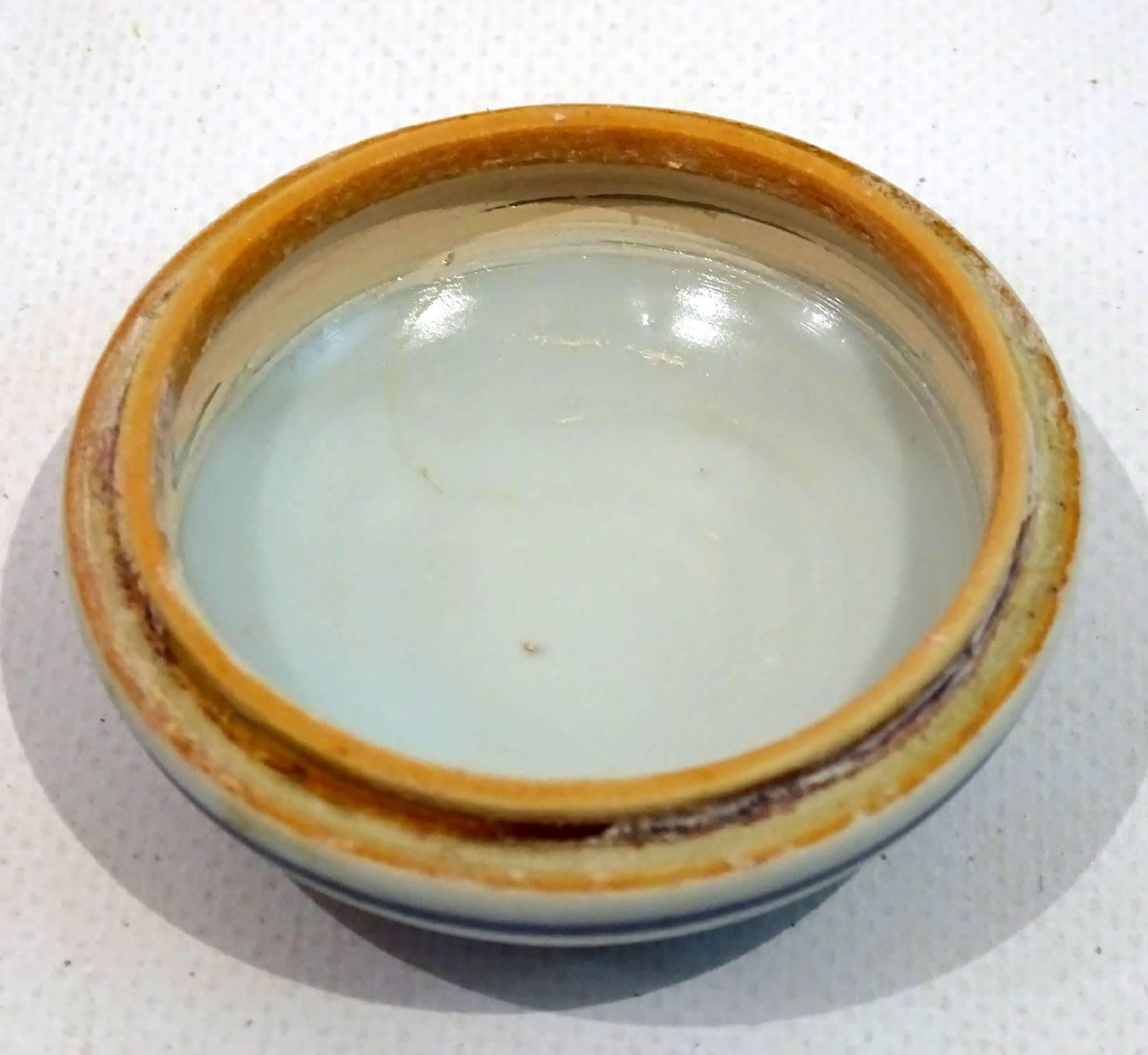 17th Century Chinese Porcelain Box with Lid from The Hatcher Collection 1