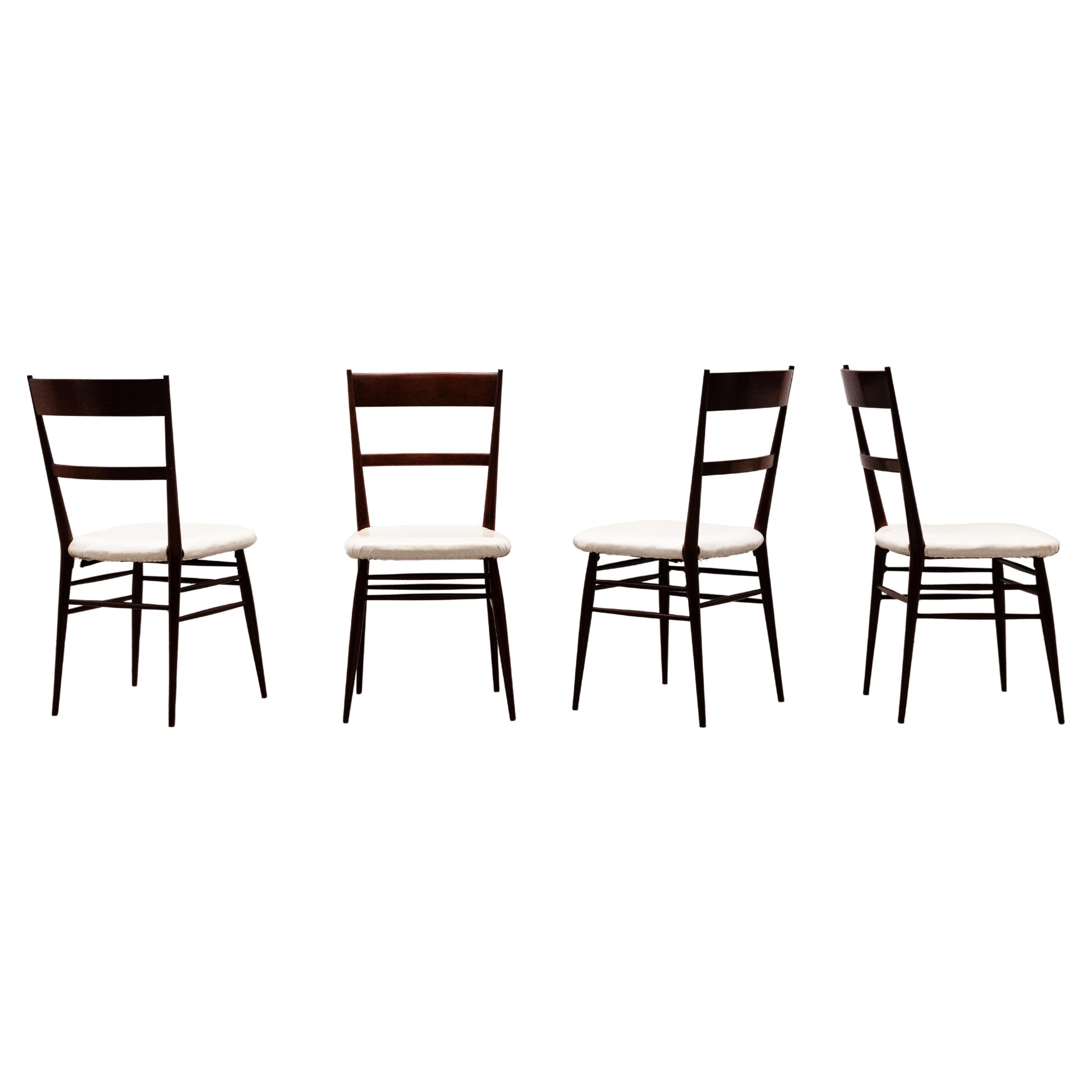 Set of four "First Chairs" by Joaquim Tenreiro, 1942.