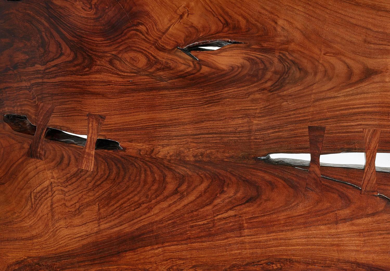 Nakashima Rosewood "Single Board" Table For Sale at 1stdibs