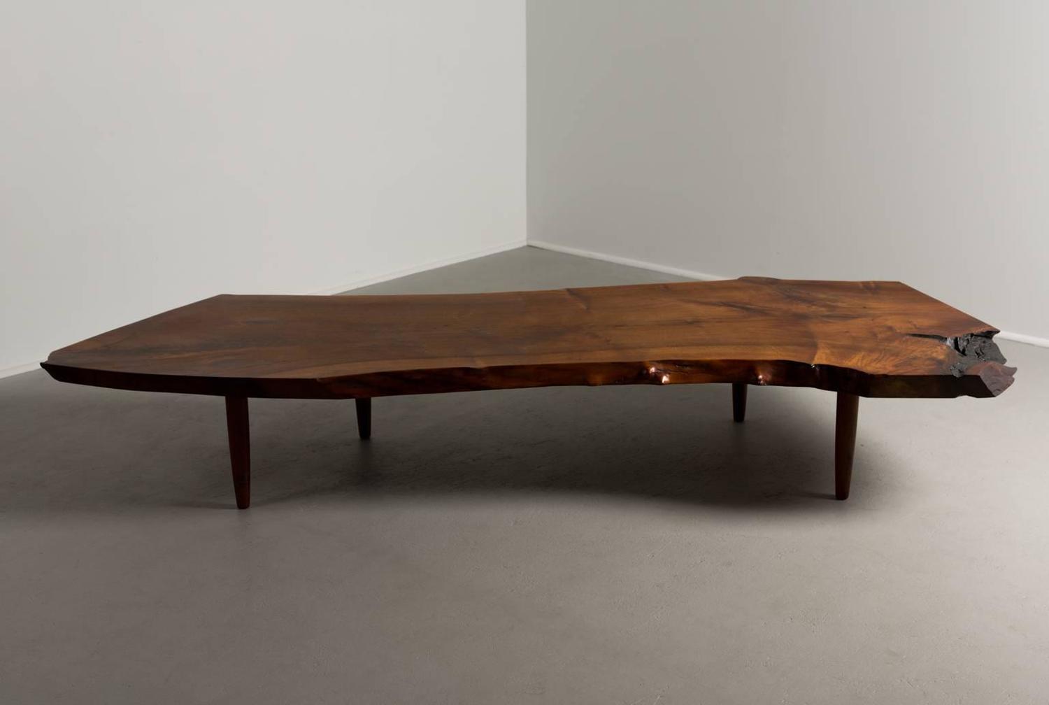 Nakashima Coffee Table in Walnut, 1960s For Sale at 1stdibs