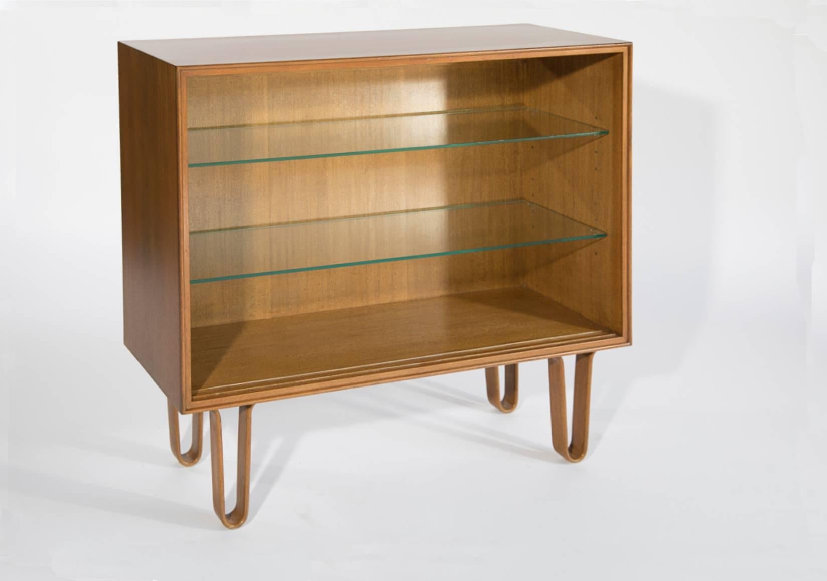 Mid-Century Modern Edward Wormley for Dunbar Cabinet on Hairpin Legs, Model 4604, 1940s