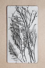 Unique Stoneware Plaque by Finnish Ceramists Toini Muona, 1940s