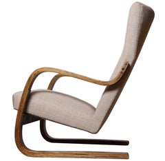 1930s Alvar Aalto Cantilevered High-Backed Chair, Finland