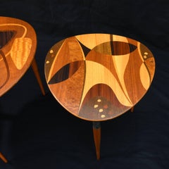 Erno Fabry Nesting Tables in Mahogany, 1955