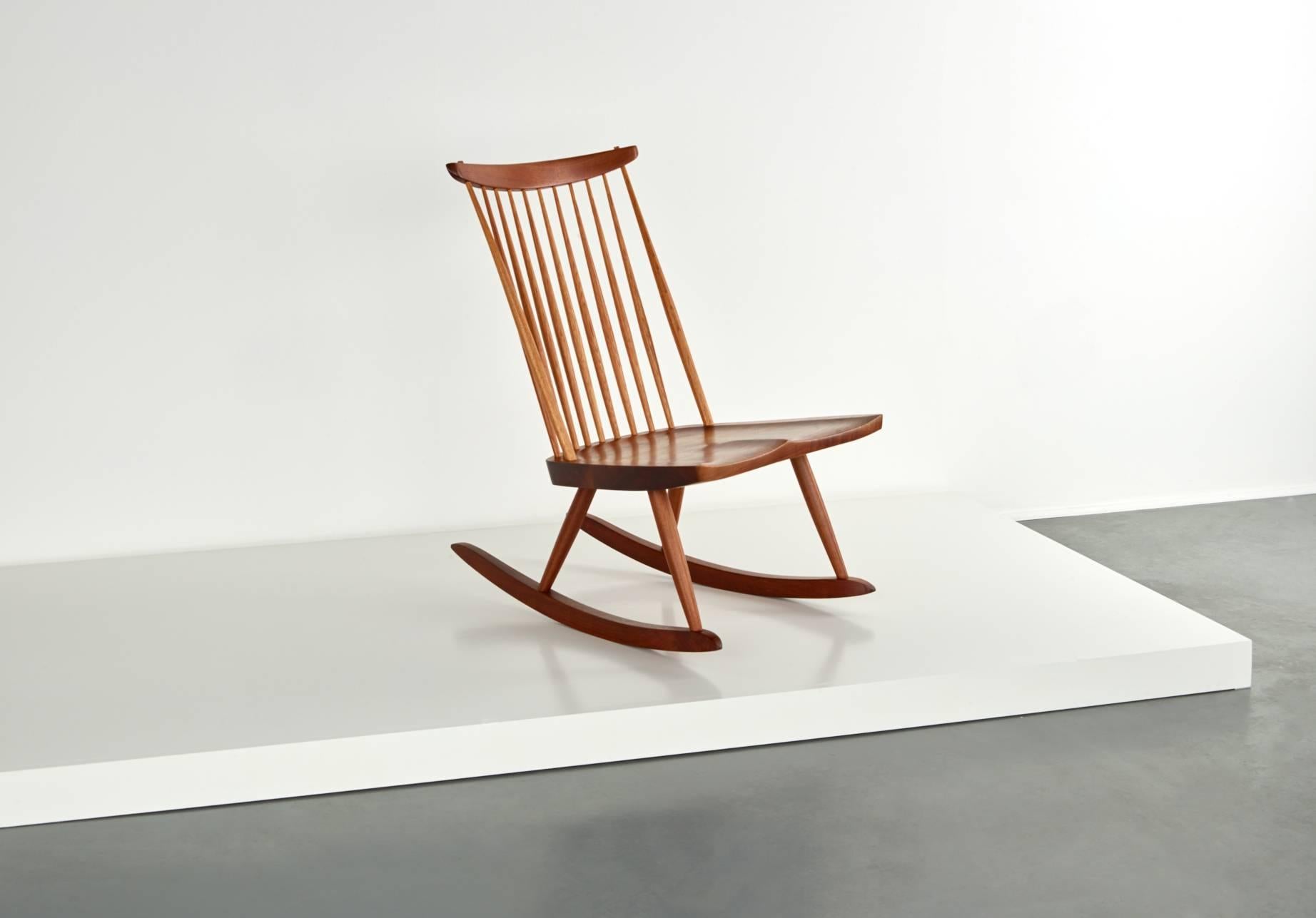 Mid-20th Century George Nakashima Rocking Chair