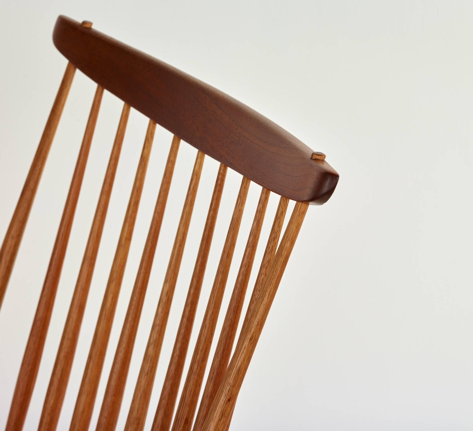 George Nakashima Rocking Chair In Excellent Condition In Amarillo, TX