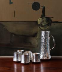 Tapio Wirkkala, Set of Silver Pitchers and Cups, 18 Pieces, Finland 1970s