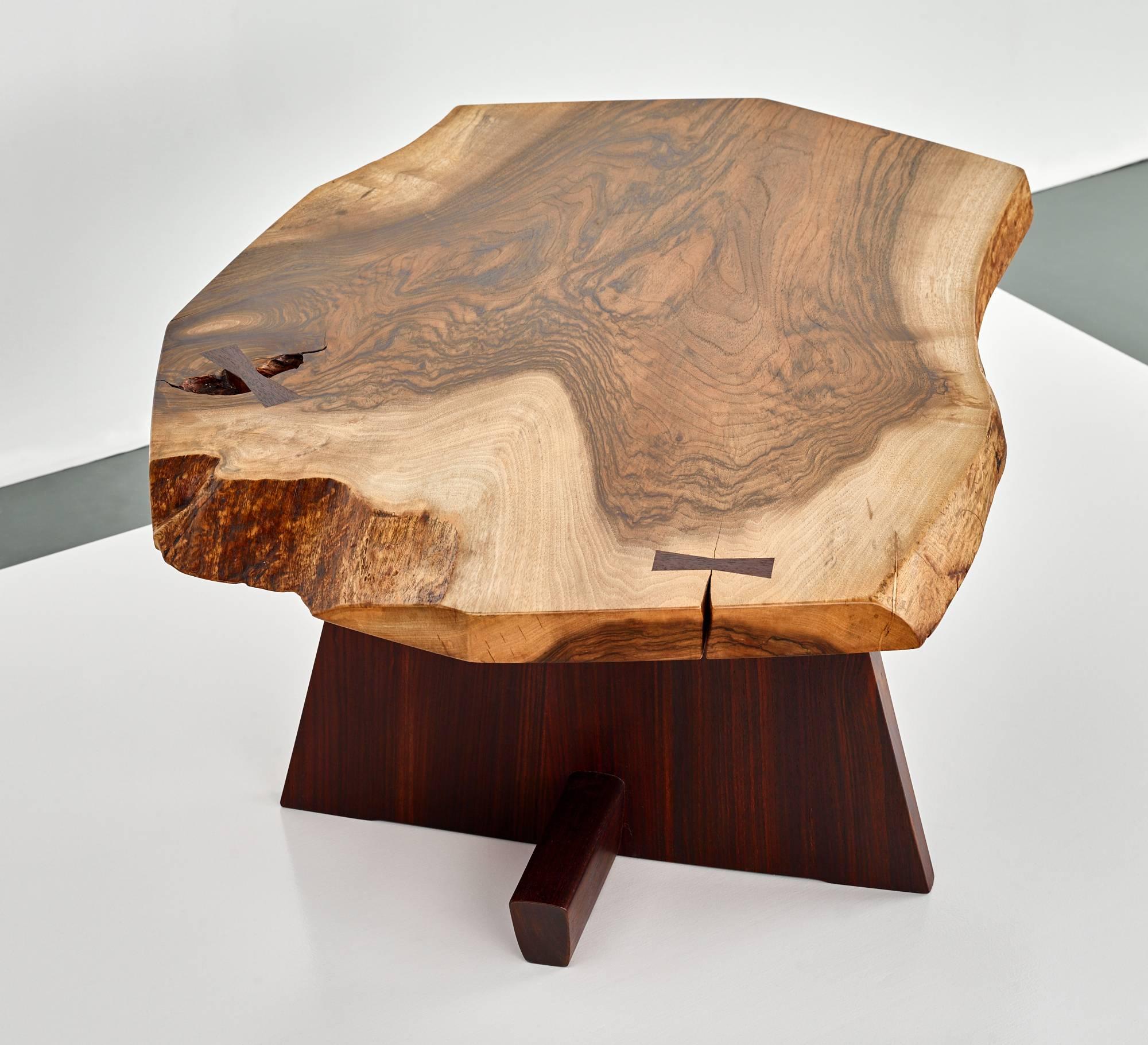 George Nakashima Minguren II Coffee Table Rosewood, 1978 In Excellent Condition In Houston, TX