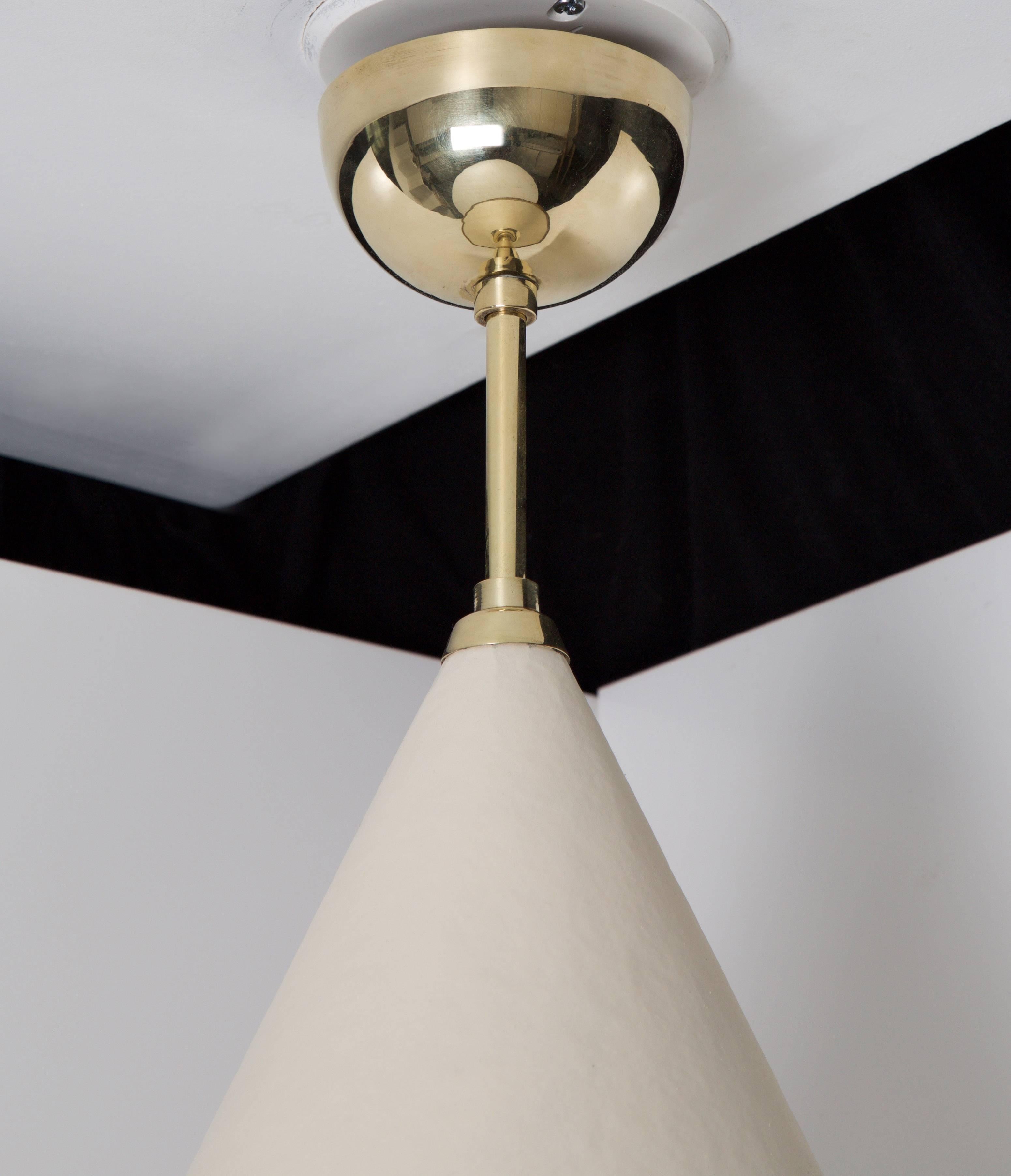 Paavo Tynell Attr., Rare Set of Four Ceiling Lights, Taito Oy In Excellent Condition In Houston, TX