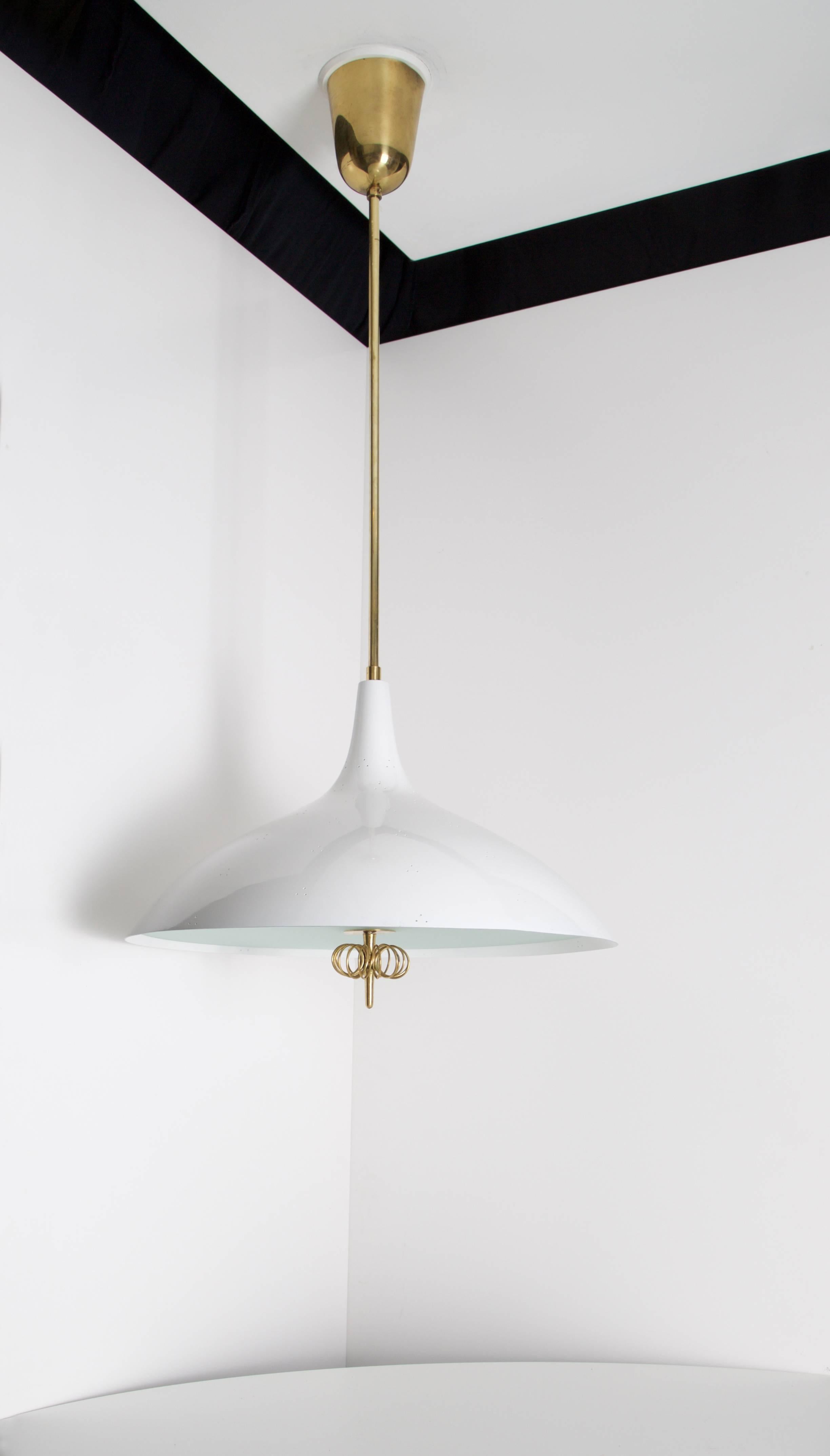 Finnish Paavo Tynell Ceiling Lamp, Model 1965, Idman, 1950s