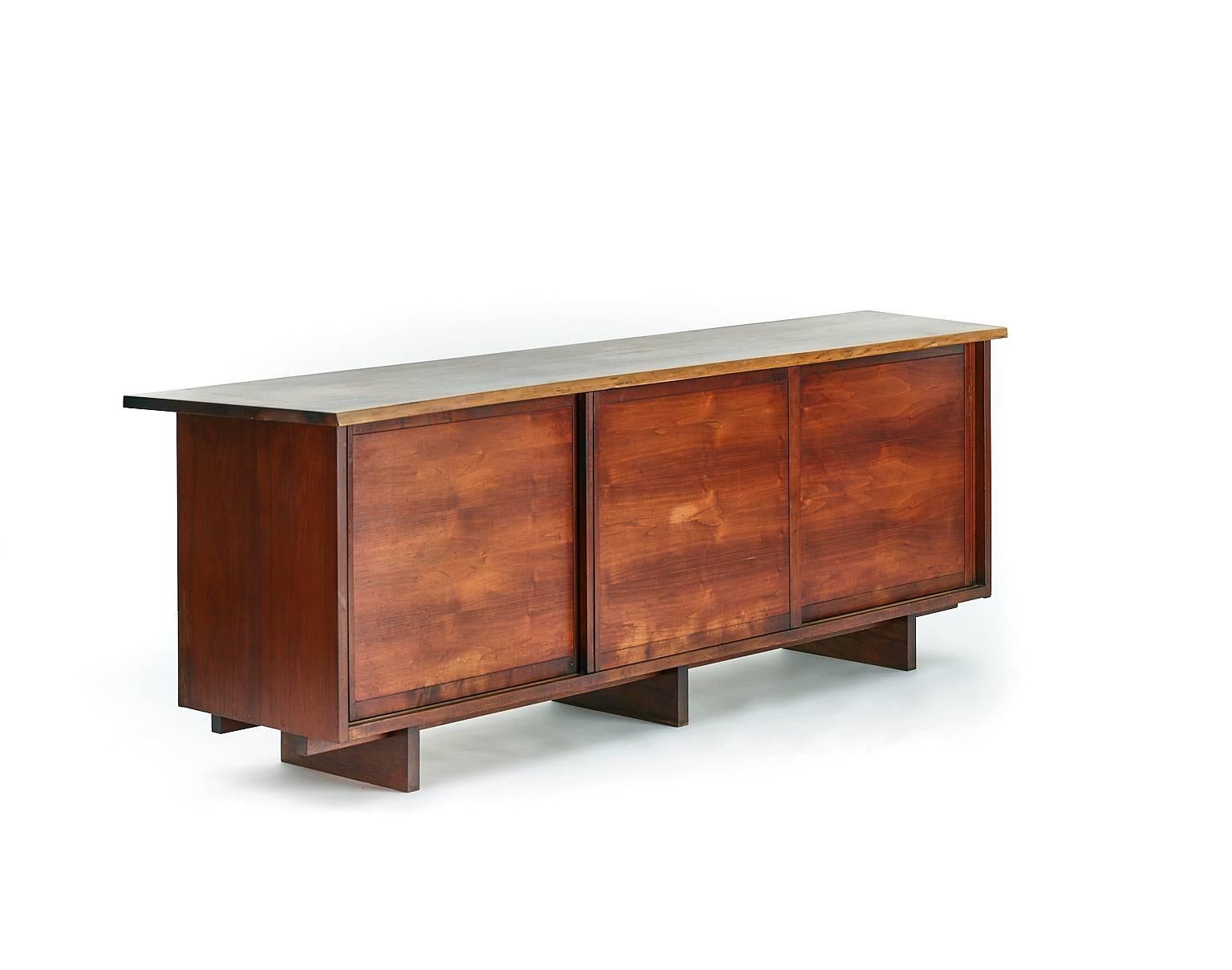 Mid-Century Modern George Nakashima Walnut Cabinet, 1950s