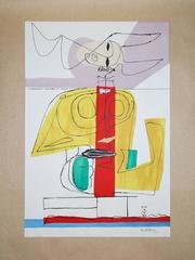 Le Corbusier  Large Lithograph "Taureau" 'Le Taureau' 1963