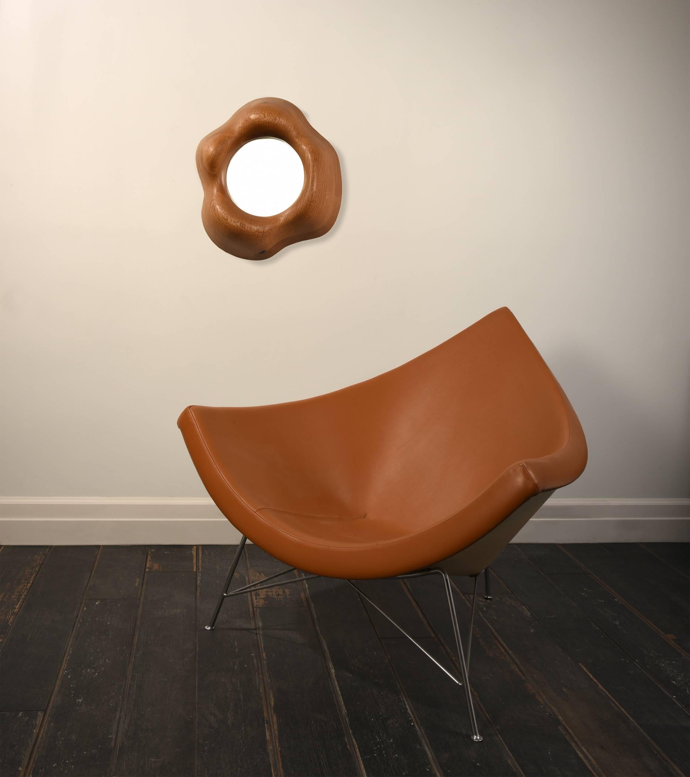 American Wendell Castle Signed Biomorphic Mirror, 1975